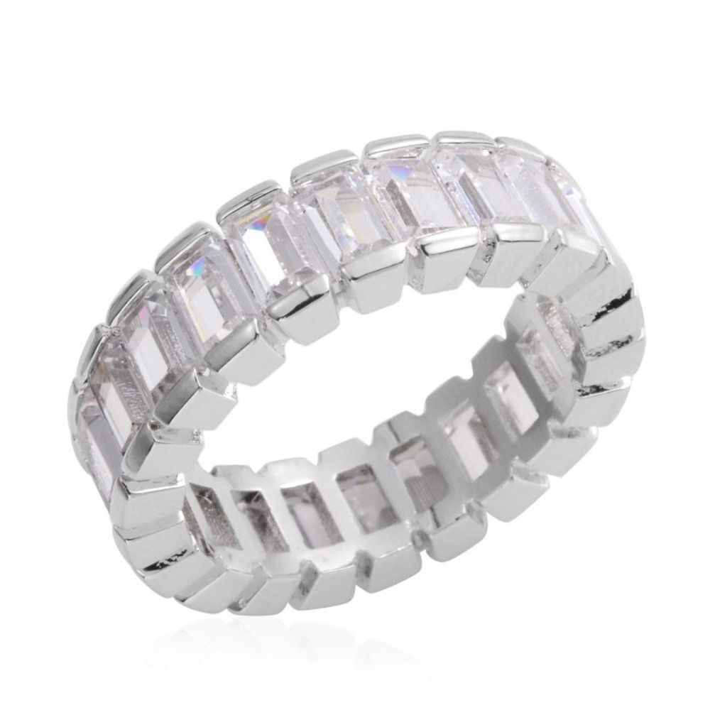 Simulated Diamond Ring 6.09 ctw